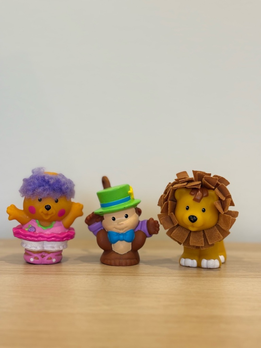 Fisher-Price Little People Touch and Feel Circus Figures Lot of 3 Replacements